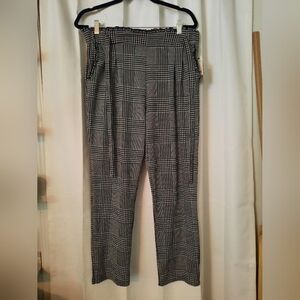 NWT Soho Apparel Plaid Knit Pants Size XL
